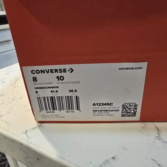 Converse Chuck 70 De Luxe Weatherized Leather Sz 8 Women Shoes Boots A12345C NEW - Picture 12 of 16